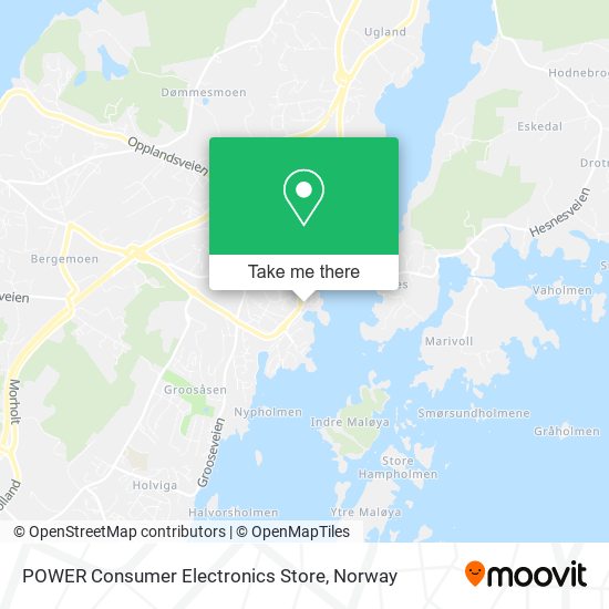 POWER Consumer Electronics Store map