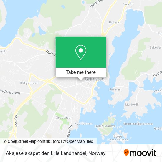 Aksjeselskapet den Lille Landhandel map