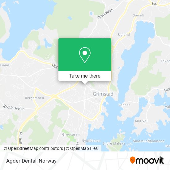 Agder Dental map