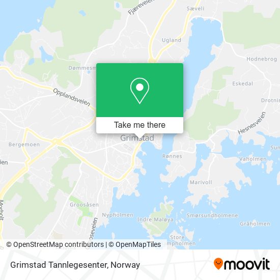 Grimstad Tannlegesenter map