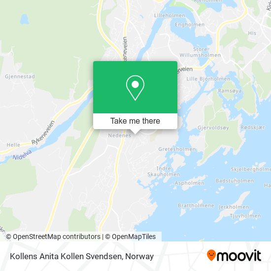 Kollens Anita Kollen Svendsen map