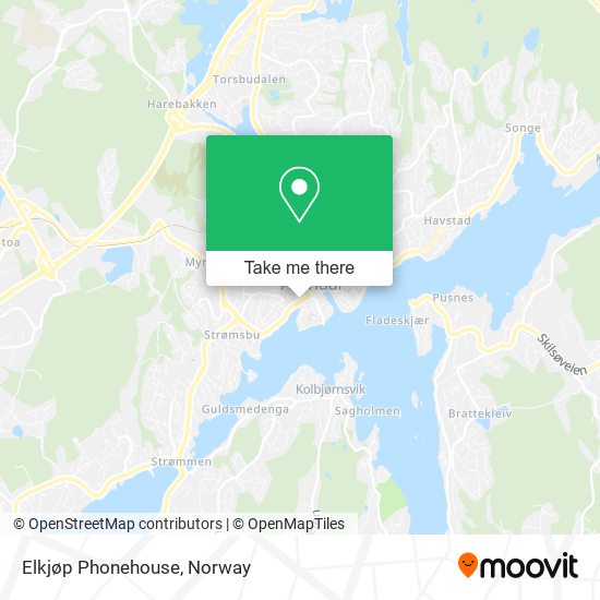 Elkjøp Phonehouse map