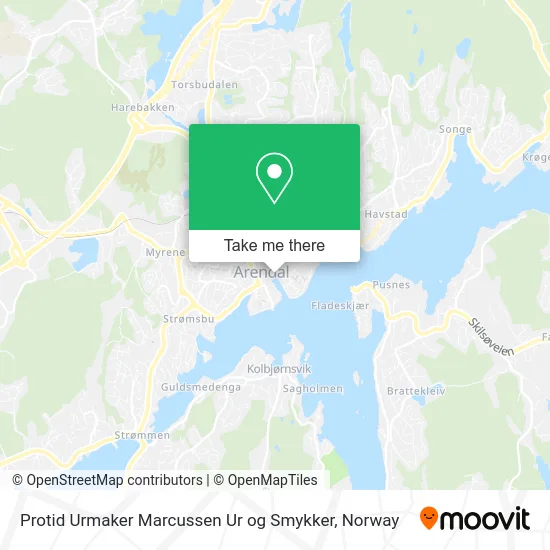 Protid Urmaker Marcussen Ur og Smykker map
