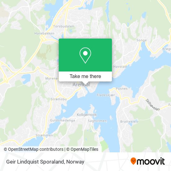 Geir Lindquist Sporaland map