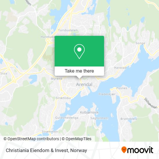Christiania Eiendom & Invest map