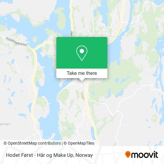 Hodet Først - Hår og Make Up map