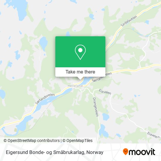 Eigersund Bonde- og Småbrukarlag map