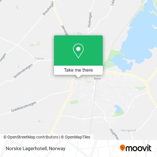 Norske Lagerhotell map