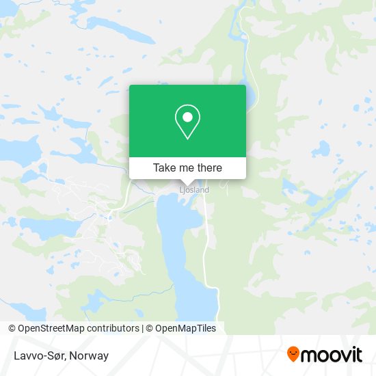 Lavvo-Sør map