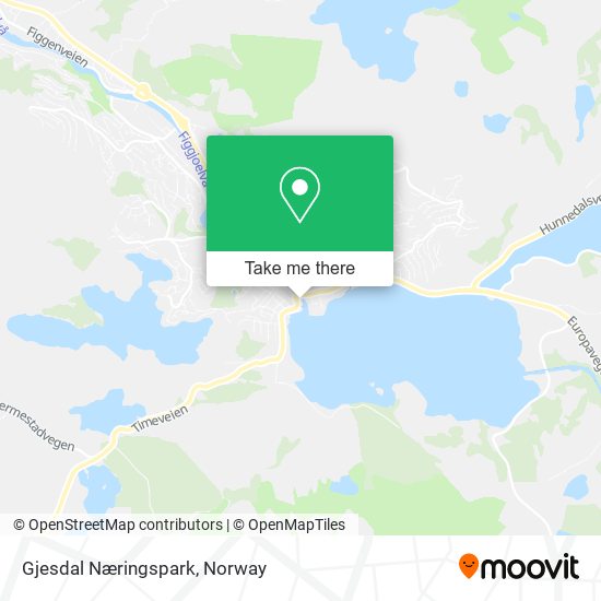 Gjesdal Næringspark map