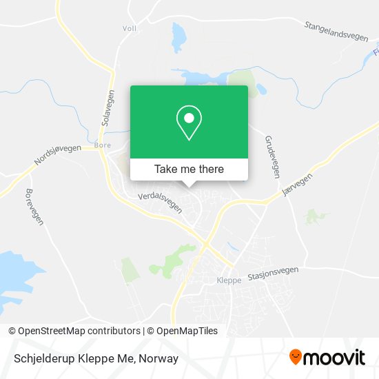 Schjelderup Kleppe Me map