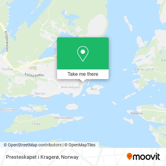 Presteskapet i Kragerø map