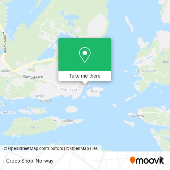 Crocs Shop map