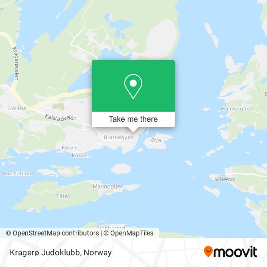 Kragerø Judoklubb map