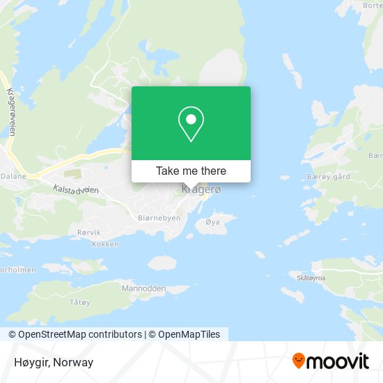 Høygir map