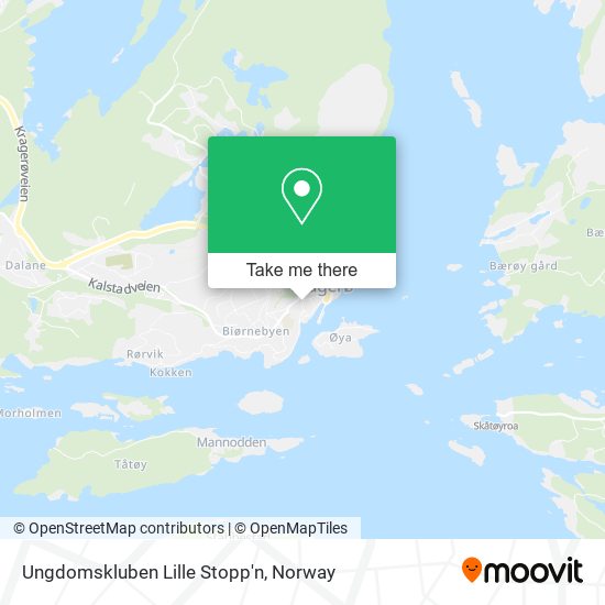 Ungdomskluben Lille Stopp'n map