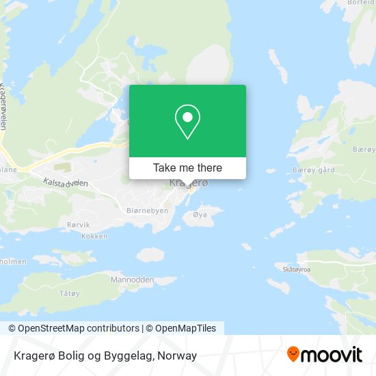 Kragerø Bolig og Byggelag map
