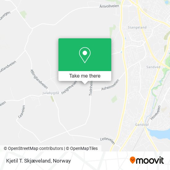 Kjetil T. Skjæveland map