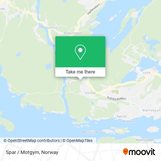 Spar / Motgym map