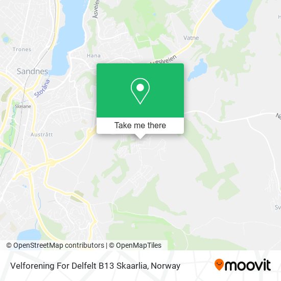 Velforening For Delfelt B13 Skaarlia map