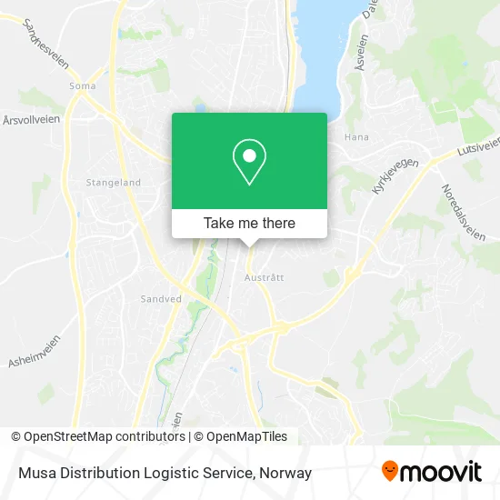 Musa Distribution Logistic Service map