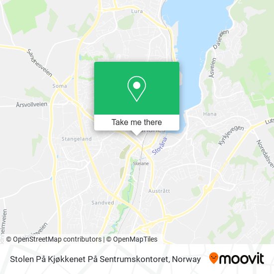 Stolen På Kjøkkenet På Sentrumskontoret map