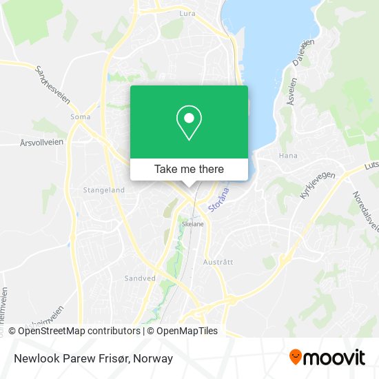 How to get to Newlook Parew Fris r in Sandnes by Bus or Train