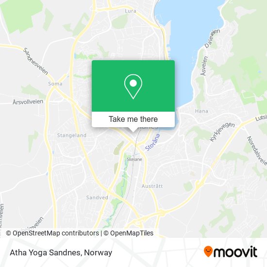 Atha Yoga Sandnes map