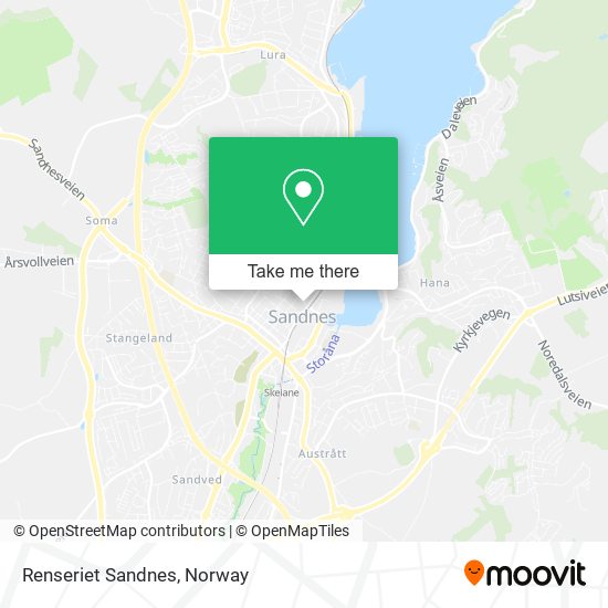 Renseriet Sandnes map