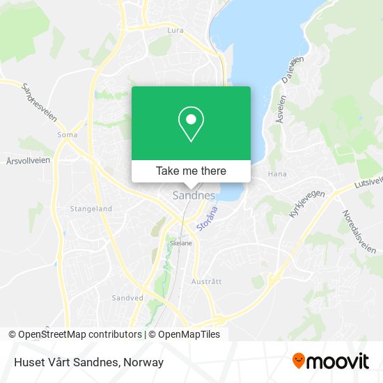 Huset Vårt Sandnes map