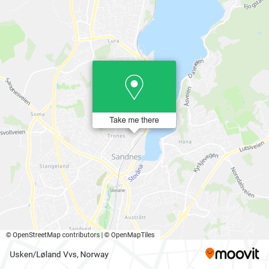 Usken/Løland Vvs map
