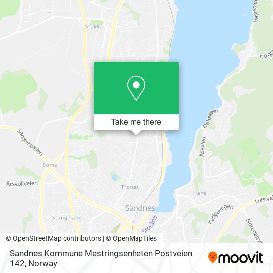 Sandnes Kommune Mestringsenheten Postveien 142 map