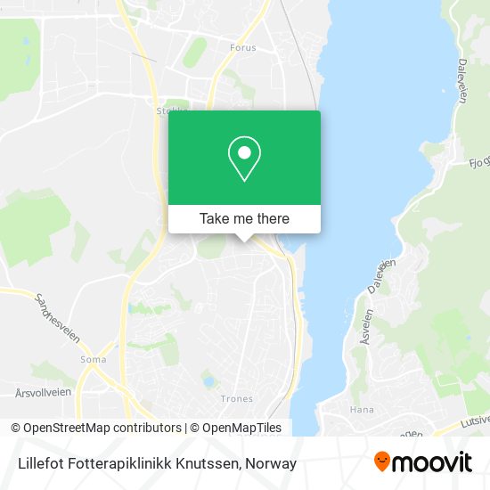 Lillefot Fotterapiklinikk Knutssen map