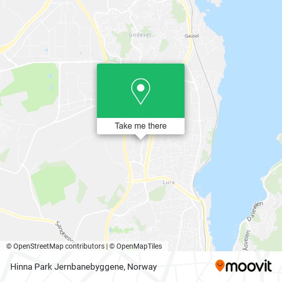 Hinna Park Jernbanebyggene map