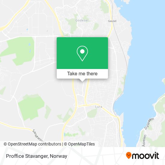 Proffice Stavanger map