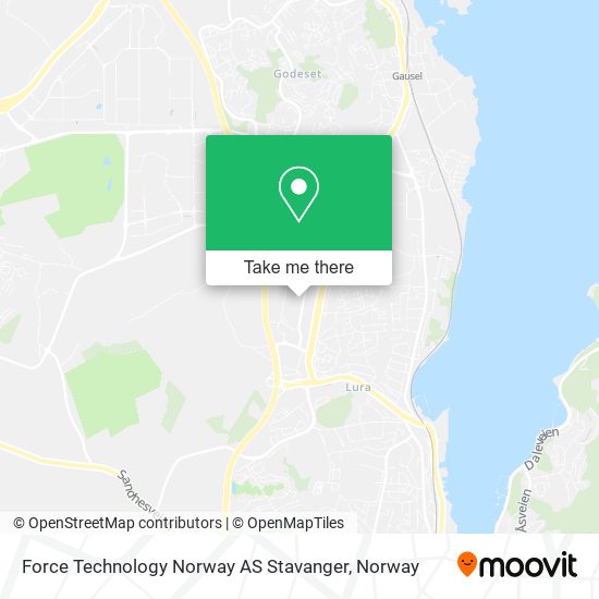 Force Technology Norway AS Stavanger map