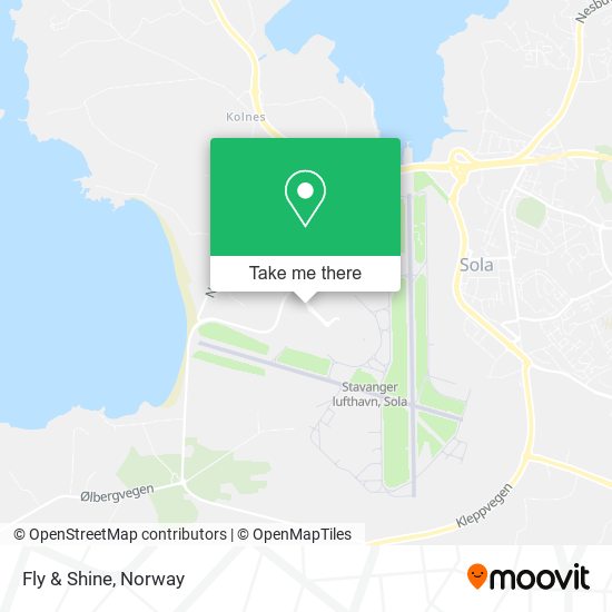 Fly & Shine map