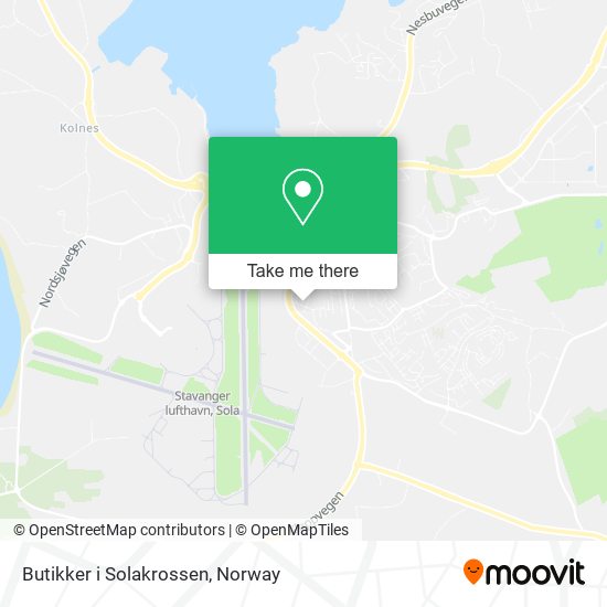 Butikker i Solakrossen map