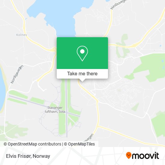 Elvis Frisør map