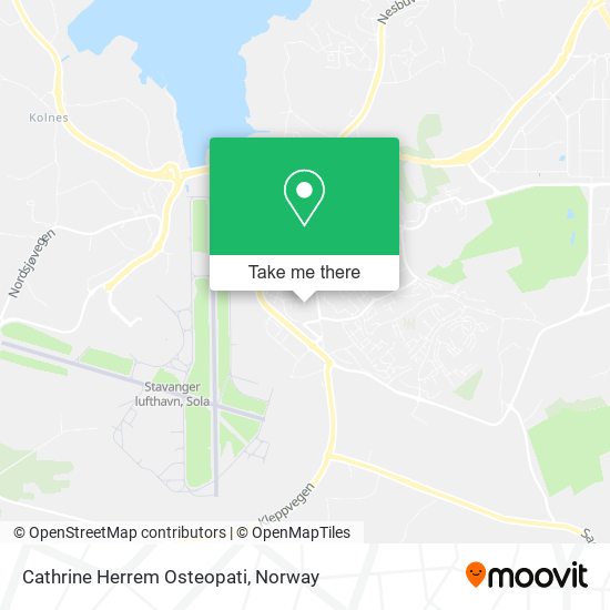 Cathrine Herrem Osteopati map