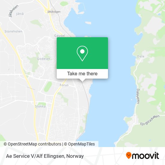 Ae Service V/Alf Ellingsen map