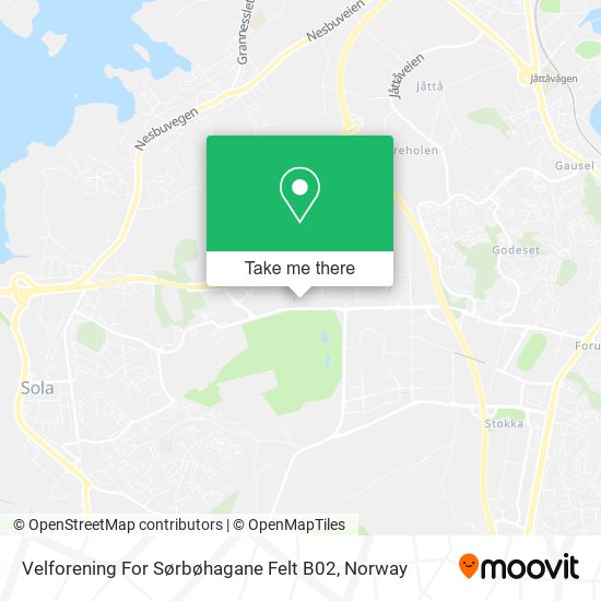 Velforening For Sørbøhagane Felt B02 map