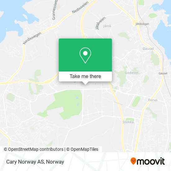 Cary Norway AS map