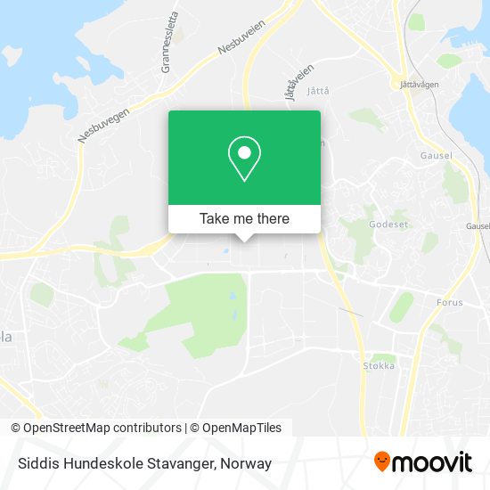 Siddis Hundeskole Stavanger map
