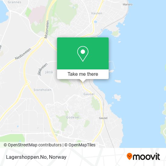 Lagershoppen.No map