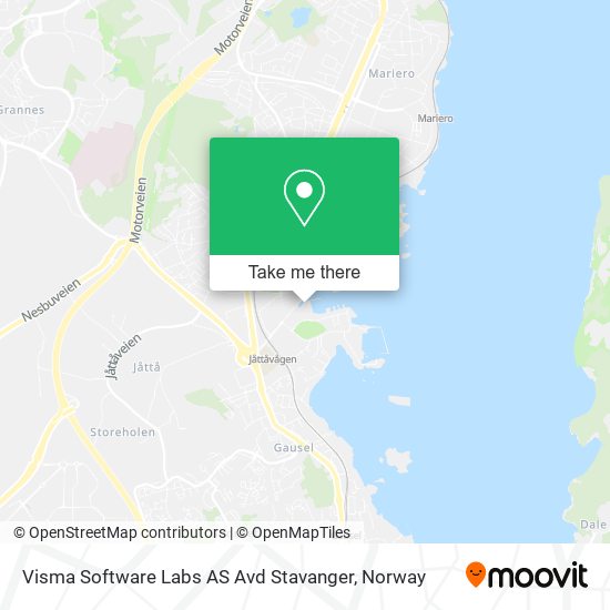 Visma Software Labs AS Avd Stavanger map