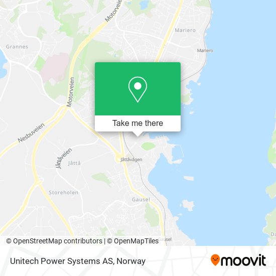 Unitech Power Systems AS map