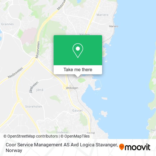 Coor Service Management AS Avd Logica Stavanger map