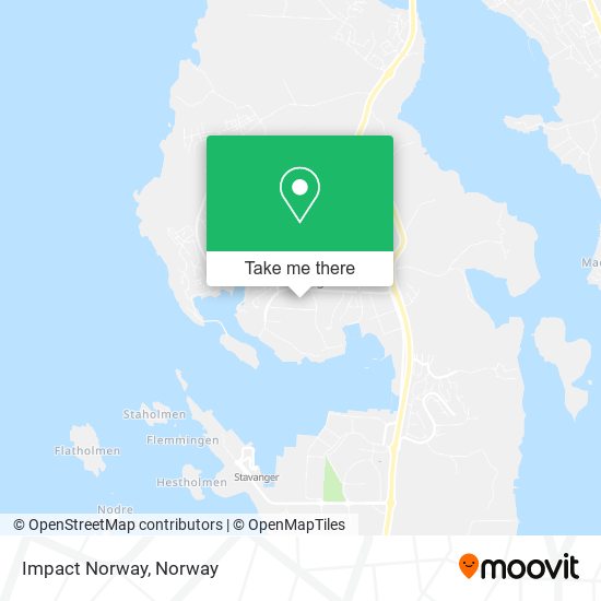 Impact Norway map