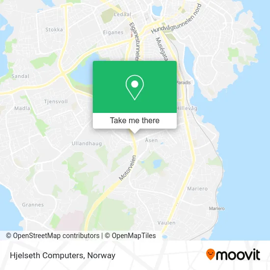 Hjelseth Computers map